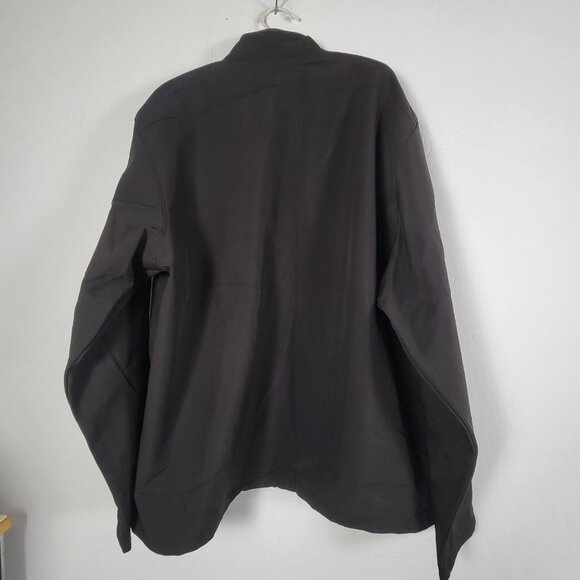 Lyft Mens Jacket Black 3XL Full Zip Lightweight Logo Casual Zipper Pocket - Picture 2 of 8